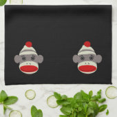 ソックス猿の顔 キッチンタオル (折り畳み)