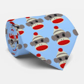 ソックス猿の顔 ネクタイ (ロール)