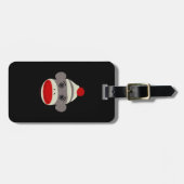 ソックス猿の顔 ラゲッジタグ (正面横)