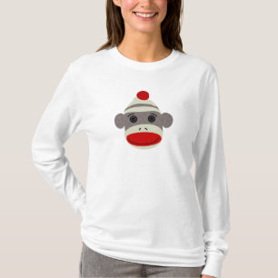 ソックス猿の顔 Tシャツ