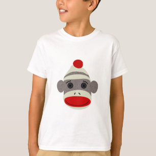 ソックス猿の顔 Tシャツ
