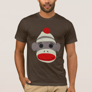 ソックス猿の顔 Tシャツ