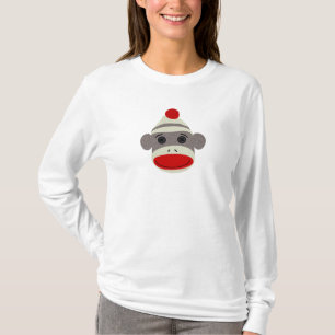 ソックス猿の顔 Tシャツ