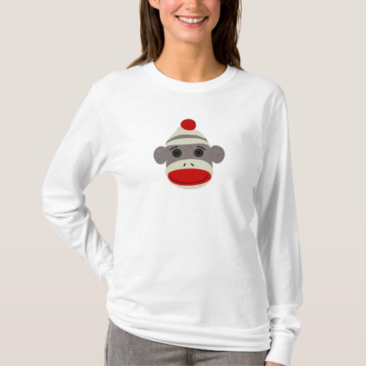 ソックス猿の顔 Tシャツ (正面)
