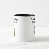 ソックス猿はフットボールを愛します マグカップ (中央)