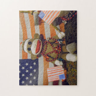 ソックス猿パズル ジグソーパズル