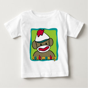ソックス猿 ベビーTシャツ