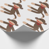 ソックス猿 ラッピングペーパー (角)