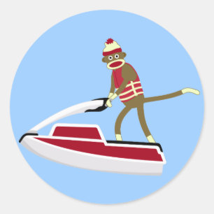 ソックス猿Jetski ラウンドシール