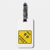 ソックス&サンダルズゾーン ラゲッジタグ (裏面縦)