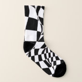 ソックス – 修正フ市松模様にラグ (右外側)