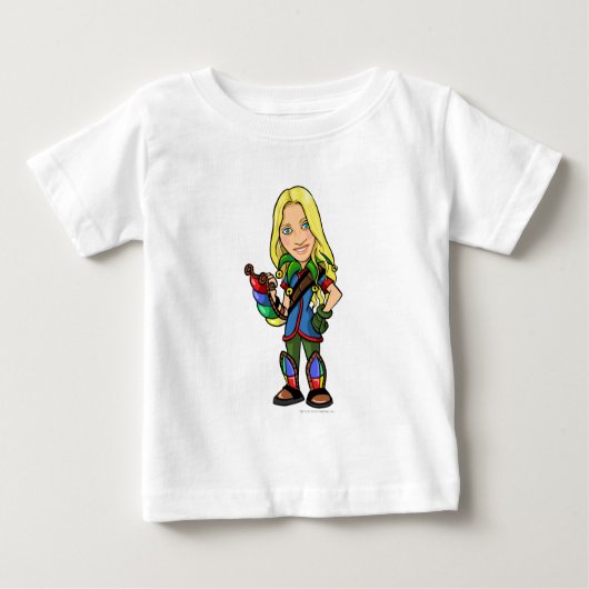 ソックタスティックROOアイランドスタッフプレーヤー ベビーTシャツ (正面)