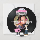 ソックホップキッズ 1950年代 ロックンロール レトロパーティー 招待状 (正面)