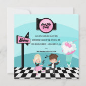 ソックホップレトロパーティ 招待状 (正面)