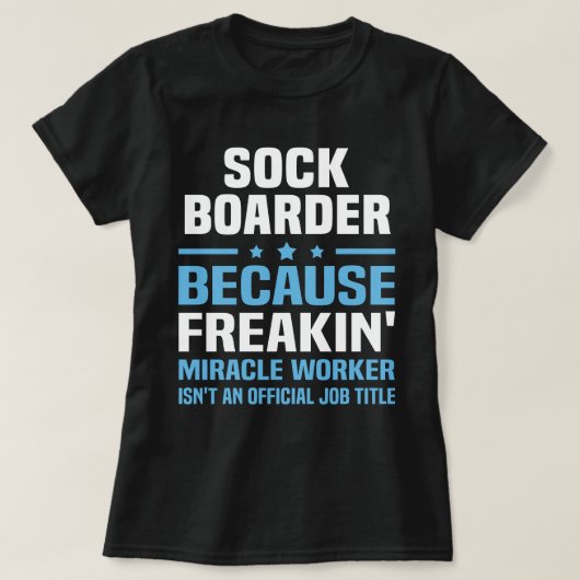 ソックボーダー Tシャツ (デザイン正面)