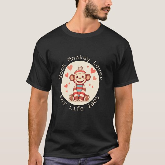 ソックモンキーが大好きな人へ 100% ソックモンキーのギフト Tシャツ (正面)