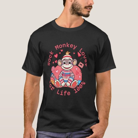 ソックモンキーが大好きな人へ 100% - ソックモンキープレゼント Tシャツ (正面)