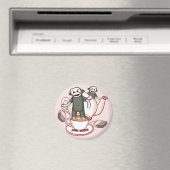 ソックモンキーのティーポット マグネット (インサイチュ (食洗機))