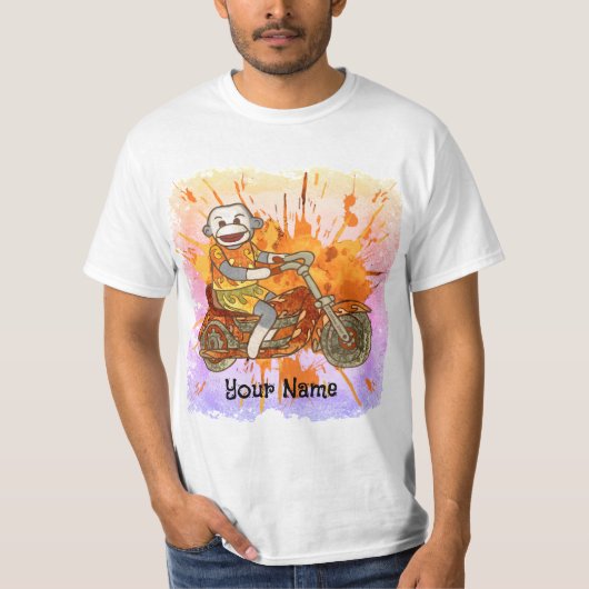 ソックモンキーのバイカーTシャツ Tシャツ (正面)