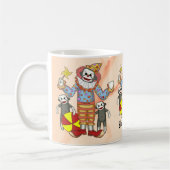 ソックモンキーのピエロのマグカップ コーヒーマグカップ (左)