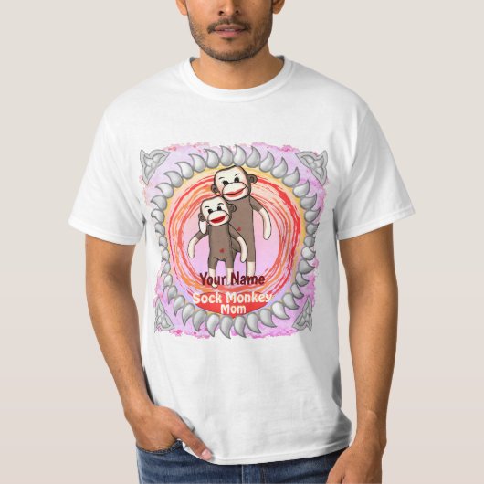 ソックモンキーのママ Tシャツ (正面)