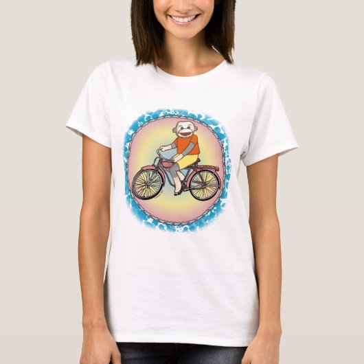 ソックモンキーの自転車Tシャツ Tシャツ (正面)