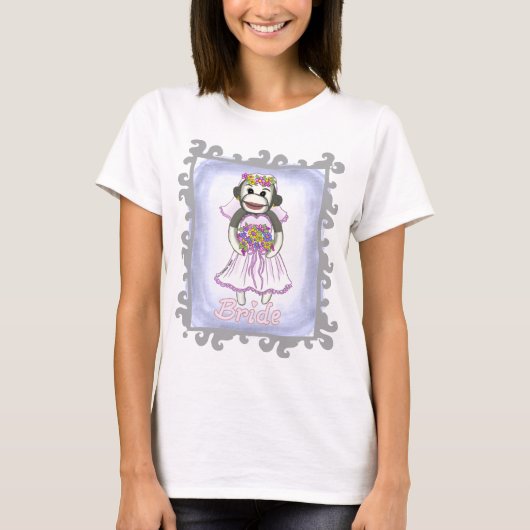 ソックモンキーの花嫁Tシャツ Tシャツ (正面)