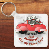 ソックモンキーまだそこにいる キーホルダー (正面)