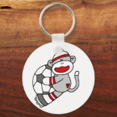 ソックモンキーサッカーTシャツとギフト キーホルダー (正面)