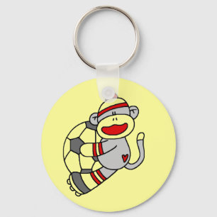 ソックモンキーサッカーTシャツとギフト キーホルダー