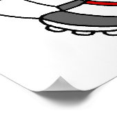 ソックモンキーサッカーTシャツとギフト ポスター (角)