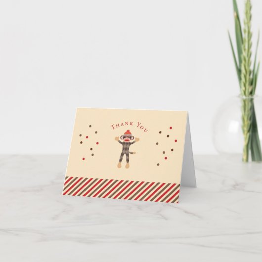 ソックモンキーサンキューカード サンキューカード (正面)