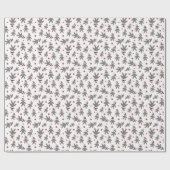 ソックモンキーサンタハット小さなクリスマスホリデー ラッピングペーパー (フラット)