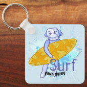 ソックモンキーサーファーキーチェーン キーホルダー (正面)