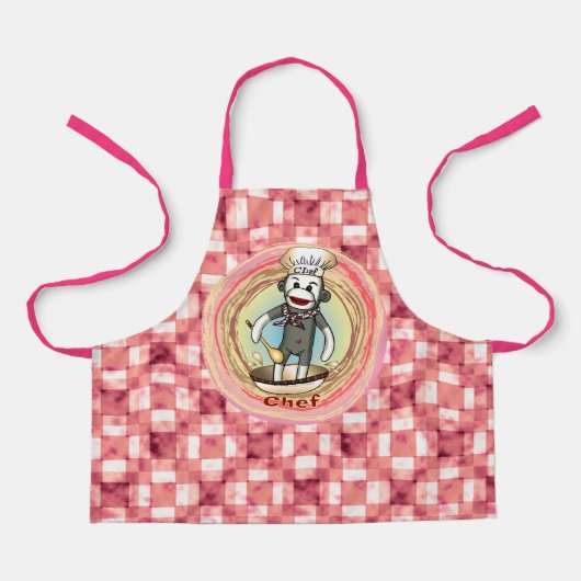 ソックモンキーシェフエプロン エプロン (正面)
