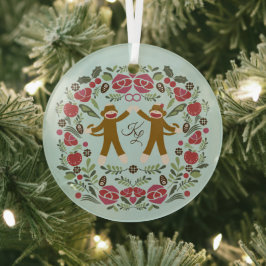 ソックモンキージョイオーナメント ガラスオーナメント