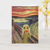 ソックモンキースクリームカード カード (黄色い花)