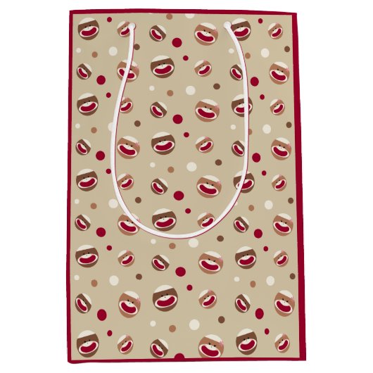 ソックモンキースマイル ミディアムペーパーバッグ (正面)