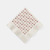 ソックモンキースマイル 縁ありカクテルナプキン (角)