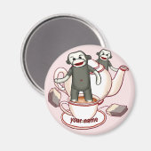 ソックモンキーティーポットマグネット マグネット (正面/裏面)