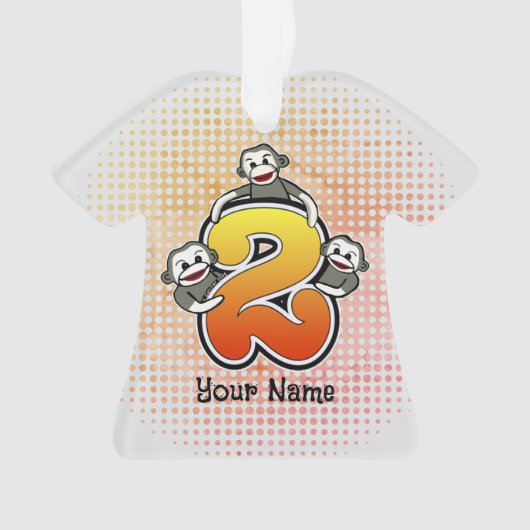 ソックモンキーナンバー2 オーナメント (正面)