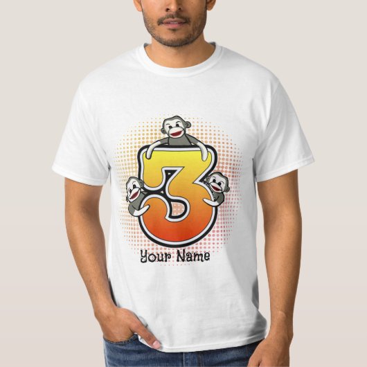 ソックモンキーナンバー3 Tシャツ (正面)