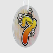 ソックモンキーナンバー7 オーナメント (正面)