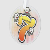 ソックモンキーナンバー7 オーナメント (正面)