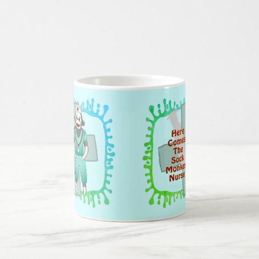 ソックモンキーナースマグ コーヒーマグカップ (中央)