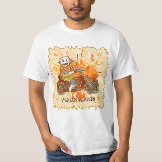ソックモンキーバイカー Tシャツ (正面)