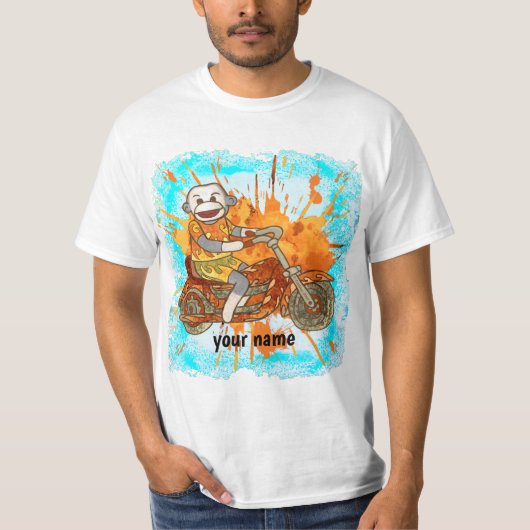 ソックモンキーバイカーTシャツ Tシャツ (正面)