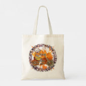 ソックモンキーバイクバイクもしくは自転車に乗る人 トートバッグ (裏面)