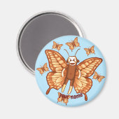 ソックモンキーバタフライ マグネット (正面/裏面)