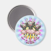 ソックモンキーバレエ マグネット (正面/裏面)